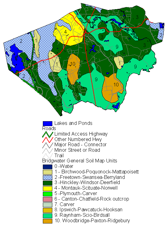Bridgewater General Soil Map
